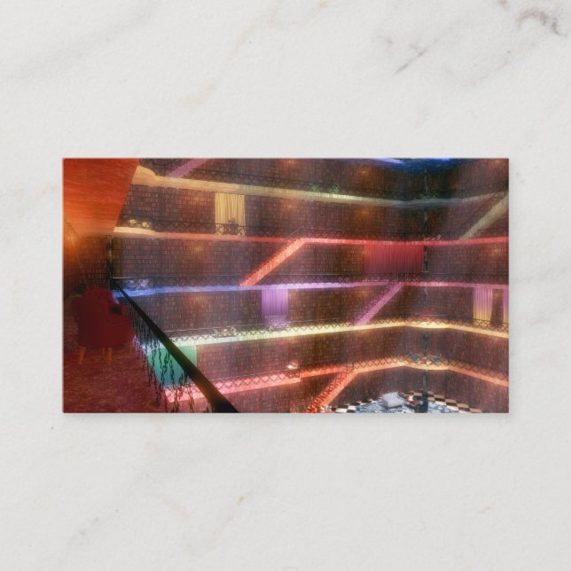 Carte De Visite Phantastes : Les Signets de la Bibliothèque du Pal (Devant)