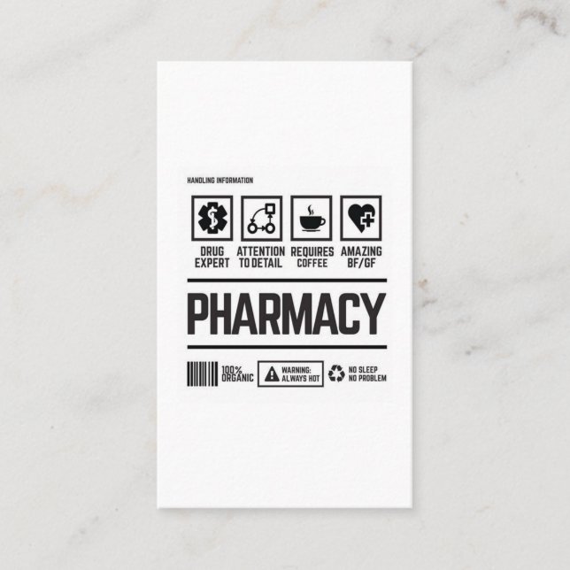 Carte De Visite pharmacie (Devant)