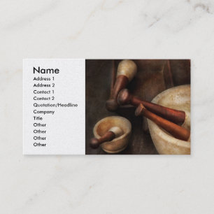 Carte De Visite Pharmacie - de nouveau au morcellement