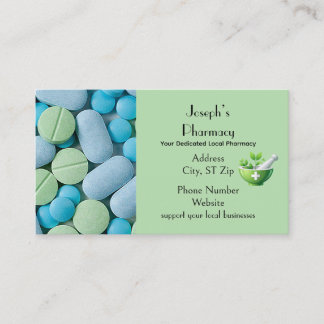 Carte De Visite “Pharmacy” Business Card