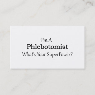 Carte De Visite Phlebotomist
