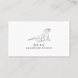 Carte De Visite Phoque de l'aquarium