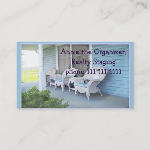 Carte De Visite Photo à la maison de pays, personnaliser,