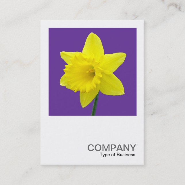 Carte De Visite Photo carré 014 - Daffodil (Devant)