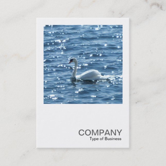 Carte De Visite Photo carré 0242 - Swan (Devant)