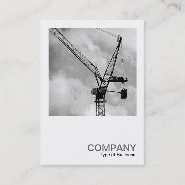 Carte De Visite Photo carré 0247 - Grue tour (Devant)