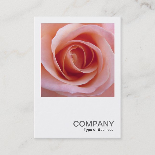 Carte De Visite Photo carré 0255 - Rose rose (Devant)