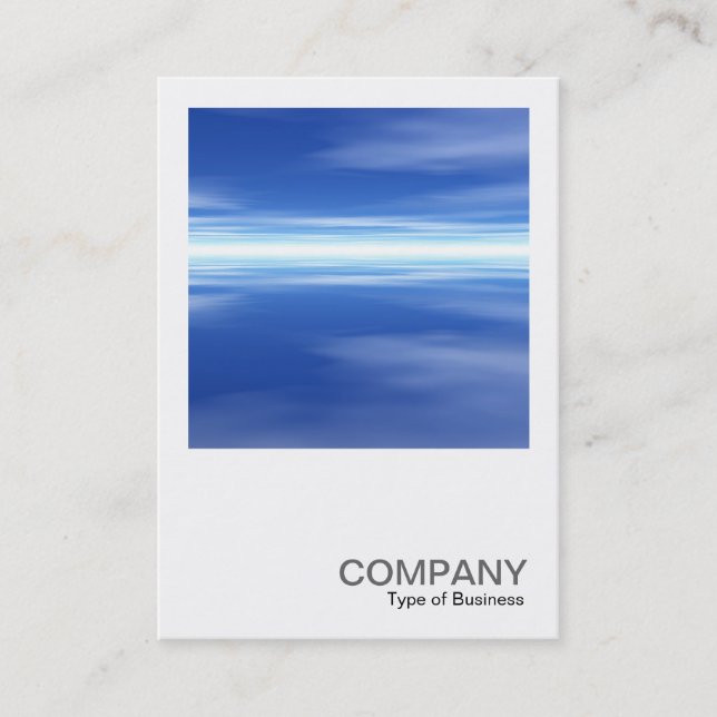 Carte De Visite Photo carré 0294 - Réflexions (Devant)