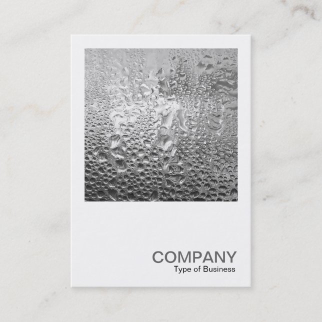 Carte De Visite Photo carré 0305 - Eau Cool (Devant)