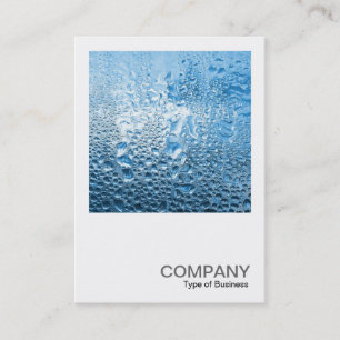 Carte De Visite Photo carré 0307 - Eau bleue