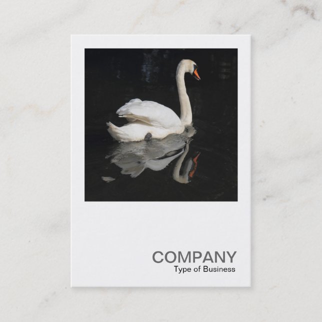 Carte De Visite Photo carré 0476 - Swan (Devant)