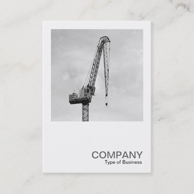 Carte De Visite Photo carré 0583 - Grue tour (Devant)