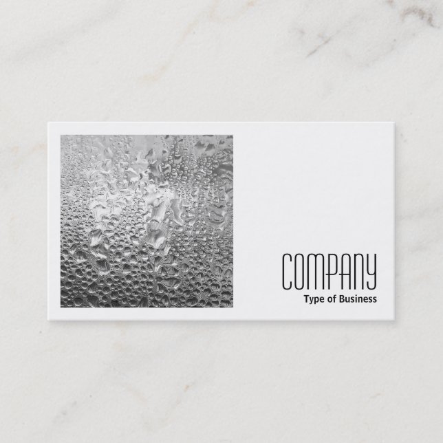 Carte De Visite Photo carré (v2) - Eau Cool (Devant)