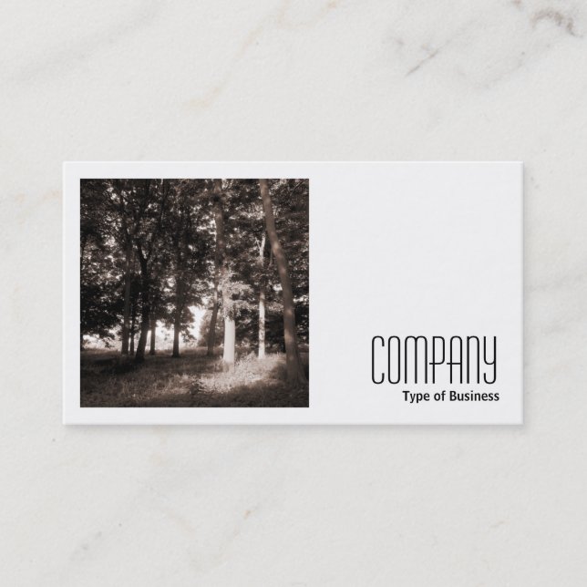 Carte De Visite Photo carré (v2) - Edge of the Woods (Devant)