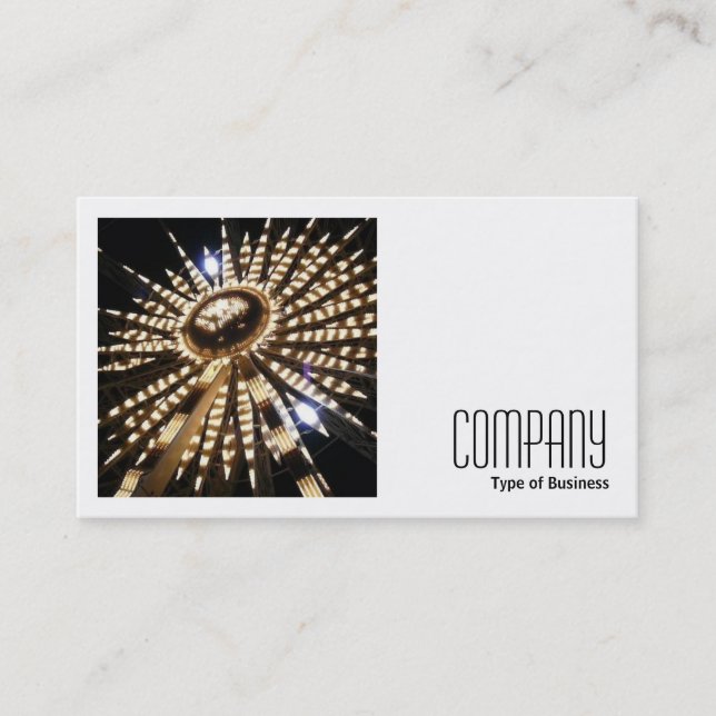 Carte De Visite Photo carré (v2) - Grande roue (Devant)