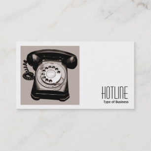 Carte De Visite Photo carré (v2) - Hotline (tonique chaude)