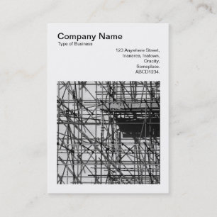Carte De Visite Photo carré (v3) - Échafaudage