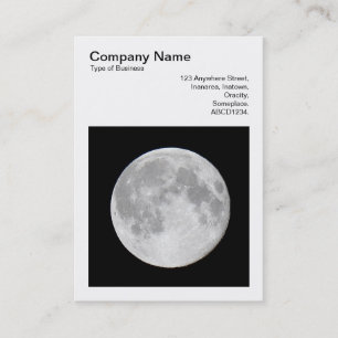 Carte De Visite Photo carré (v3) - Super Moon