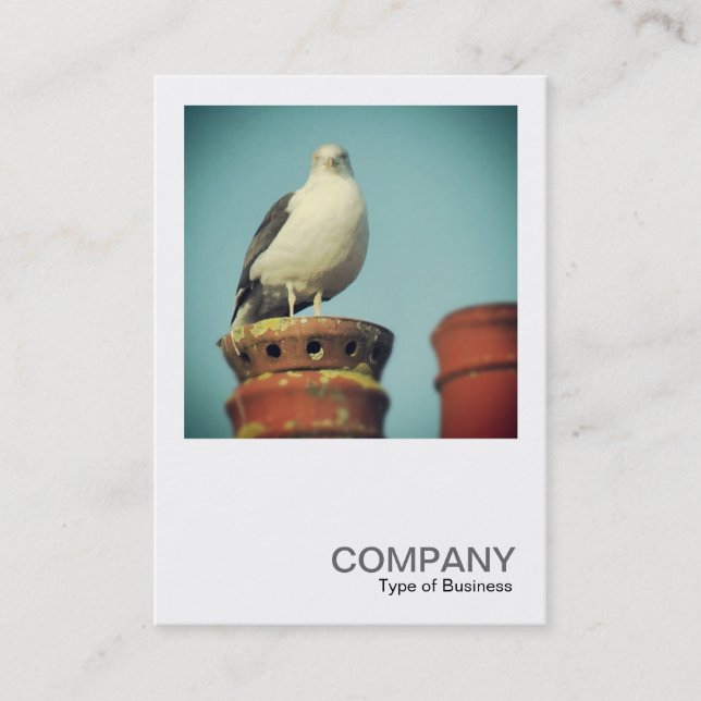 Carte De Visite Photo carrée 0427 - perche préférée (Devant)