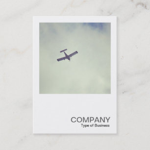 Carte De Visite Photo carrée 0449 - dépassement de l'avion 02