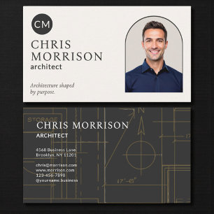 Carte De Visite Photo d'architecte professionnel