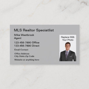 Carte De Visite Photo de l'agent immobilier MLS
