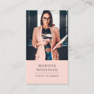 Carte De Visite Photo de l'organisateur d'événements professionnel