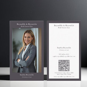 Carte De Visite Photo de Réseau Professionnel d'Entreprise Moderne