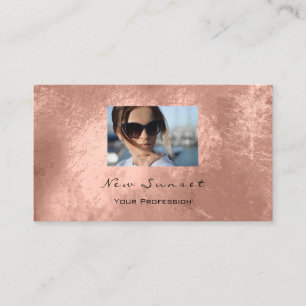 Carte De Visite Photo Événement Planificateur Maquillage Vie Coral