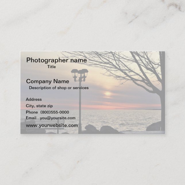 Carte de visite photo filigrane du photographe (Devant)
