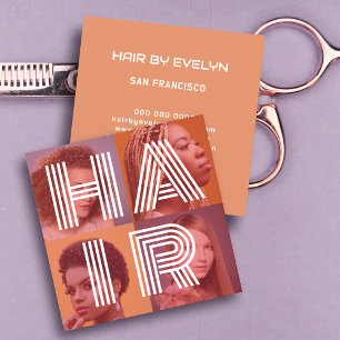 Carte de visite photo Hair Stylist