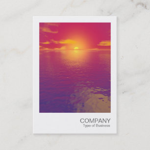 Carte De Visite Photo instantanée 034 - Sunrise Sunset