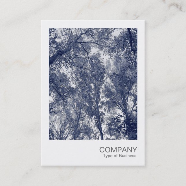 Carte De Visite Photo instantanée 057 - Automne Bleu (Devant)