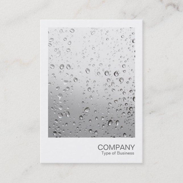 Carte De Visite Photo instantanée 08 - Pluie sur ma fenêtre 03 (Devant)