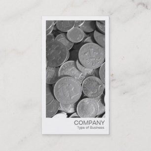 Carte De Visite Photo instantanée - argent
