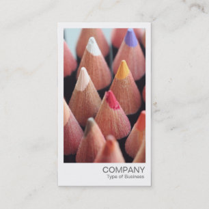Carte De Visite Photo instantanée - Crayon couleur
