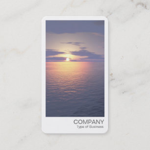 Carte De Visite Photo instantanée - lever/coucher du soleil