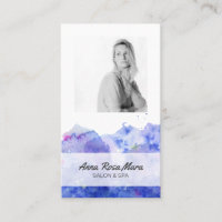 *~* Photo Logo Bleu Aquarelle Purple Girl Chic
