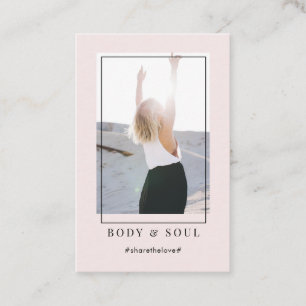 Carte de visite photo moderne tendance