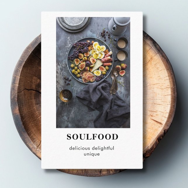 Carte de visite photo moderne tendance (Modern Trendy Photo Business Card)