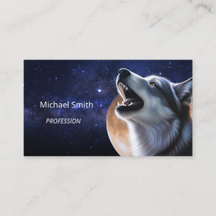 Carte De Visite Photo Nature des loups hurleurs
