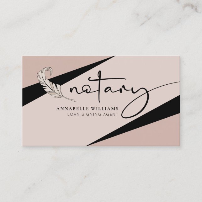 Carte De Visite Photo Notaire moderne Code QR (Devant)