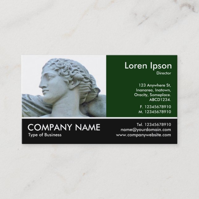 Carte De Visite Photo pied - Dk Green - La femme de Poseidon (Devant)