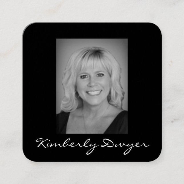 CARTE DE VISITE photo Premium 2,5 X 2,5 (Devant)