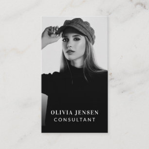 Carte De Visite Photo professionnelle minimale