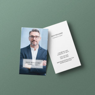 Carte De Visite Photo professionnelle minimale