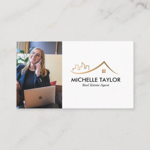 Carte De Visite Photo QR de Réalisateur immobilier professionnel m