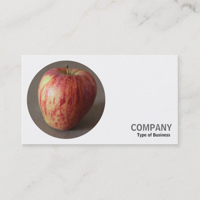 Carte De Visite Photo ronde - Apple (Devant)