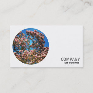 Carte De Visite Photo ronde - Arbre Magnolia