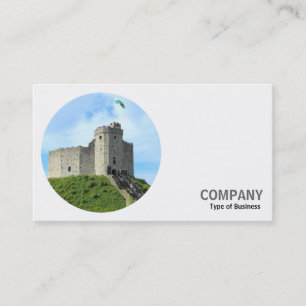 Carte De Visite Photo ronde - Cardiff Castle Keep